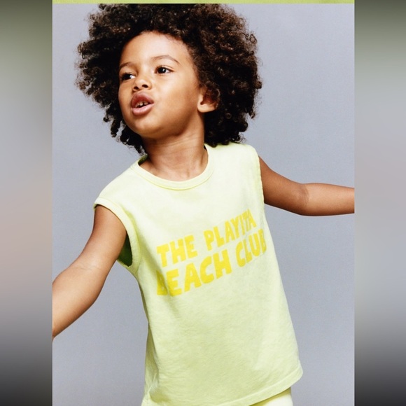 Zara Text‎ Tank Top - Picture 4 of 5